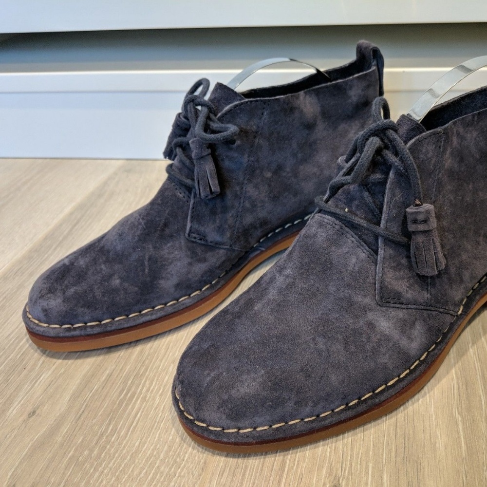 Hush Puppies Cyra Catelyn Ankle Boot Navy Suede